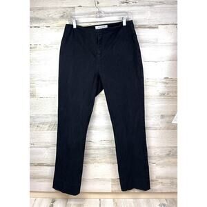 M.M. LaFleur Womens 12 Black Slim Leg Chino Casual Work Business Ankle Pant